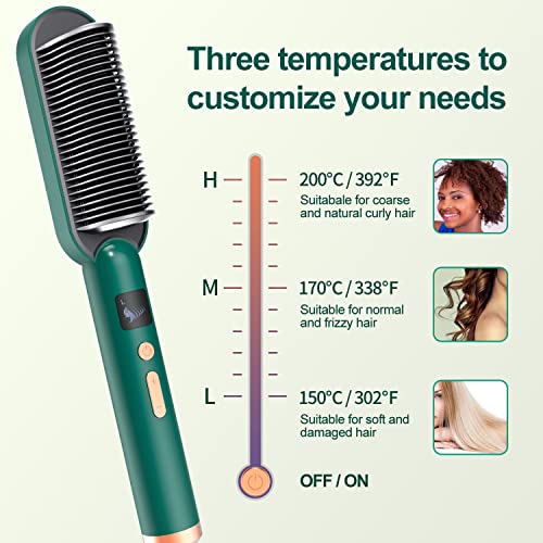 Hair Straightener™ and Styler Comb